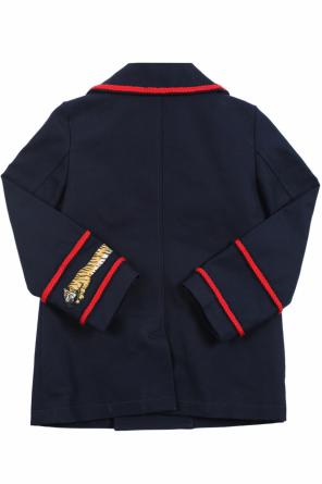 Patched double-breasted coat, zdjęcie 2 Patched double-breasted coat od Gucci Kids